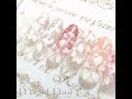 OMDヴェールシリーズのグラデーション&フラワーネイルアート