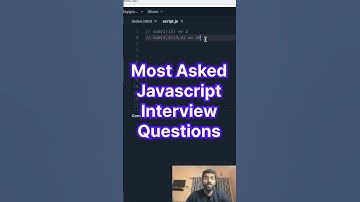 Most asked Javascript interview questions #shorts #javascript #react #coding #javascriptinterview