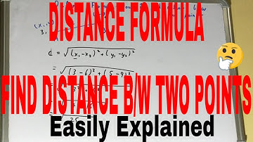 Distance formula|Distance between two points examples|How to find distance between two points