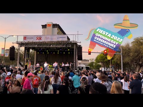 Fiestas San Antonio - Fiesta San Antonio 2022 | Opening Ceremonies and walk through | Weekend in Texas