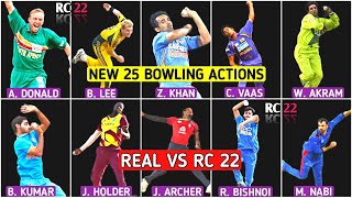 Real Cricket™22 All New 25 Bowling Actions vs Real Bowling Actions 😱🤯 #rc22 screenshot 2