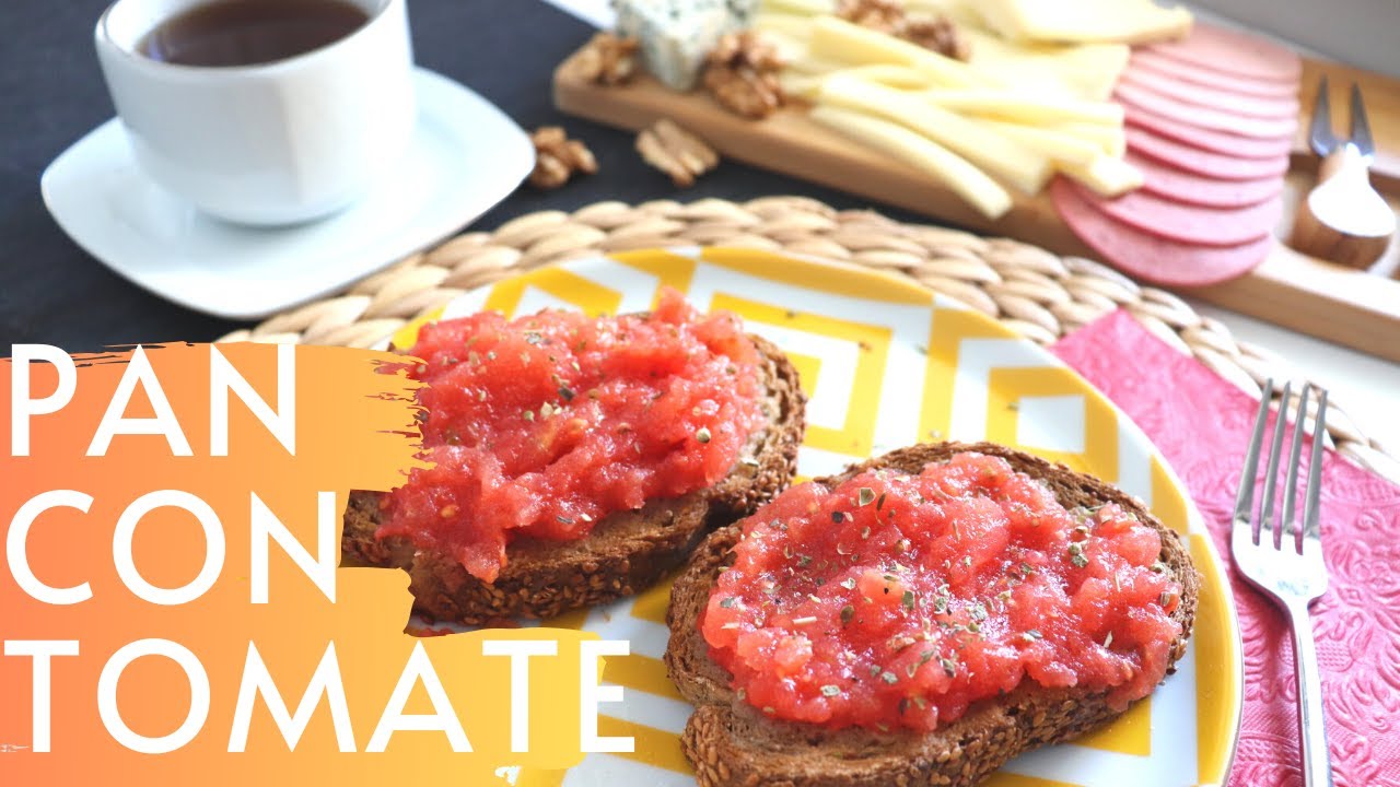 PAN CON TOMATE: Spice up your breakfast with this delicious Spanish tapa (easy+quick!)