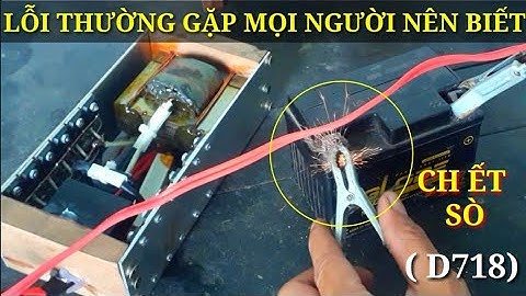 Hướng dẫn sửa máy kích cá bị hư sò,ch,ết D718/Cách sửa máy kích cá