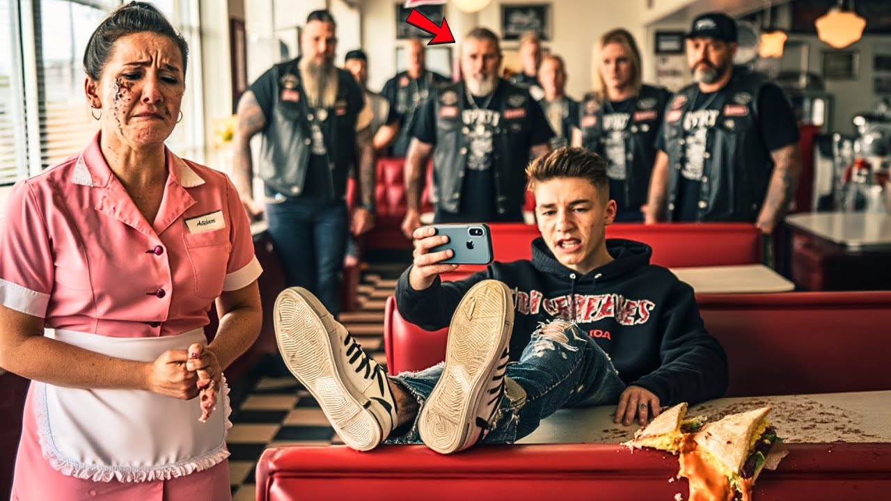Богатый подросток плюнул в официантку — он не знал, что за ним наблюдают 10 Ангелов Ада