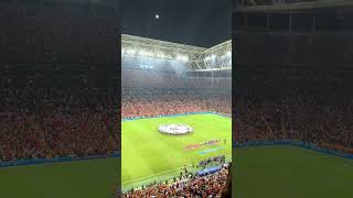 Galatasaray Molde Şampiyonlar Ligi Seramonisi 4K 60 FPS