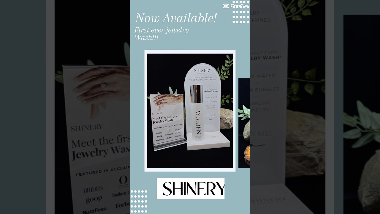 New Arrivals!!  Shinery Plant Based Jewelry Cleaners & Products!  