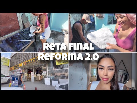 ESTOU FAZENDO PEDRAS MOLEDO DE GESSO | ÚLTIMOS ACABAMENTOS | TEMOS PISO NA CASA TODA