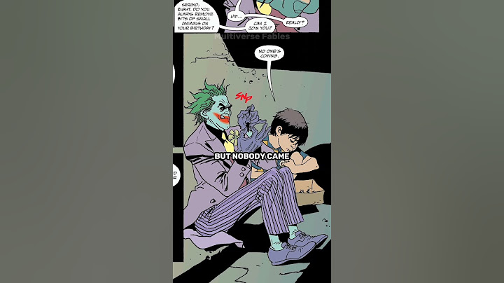 Rare Joker Wholesome Moment