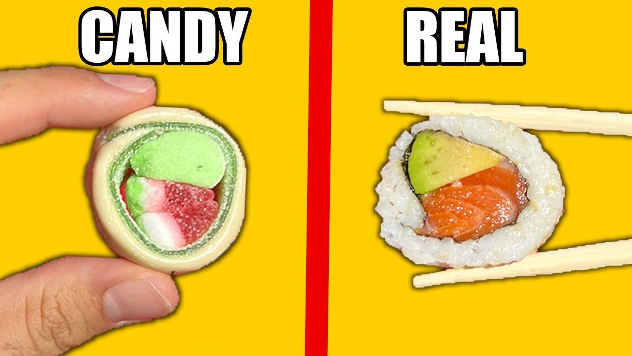 I Made Candy VS Real Foods! YouTube