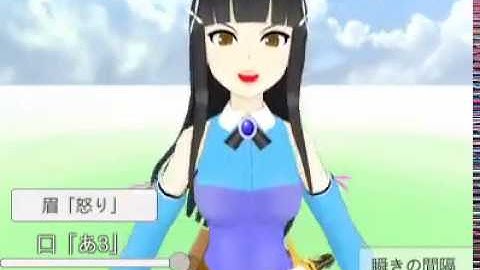 Unityでオリキャラの表情操作テスト