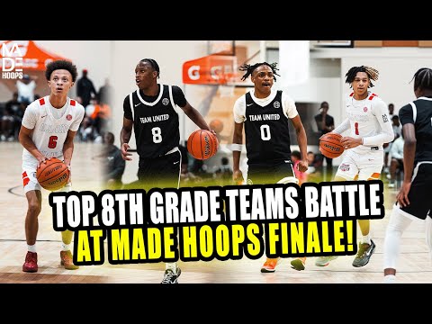 Top 8th Grade Teams BATTLE at MADE Hoops Finale! Team United vs All-Ohio Sumner was a classic.