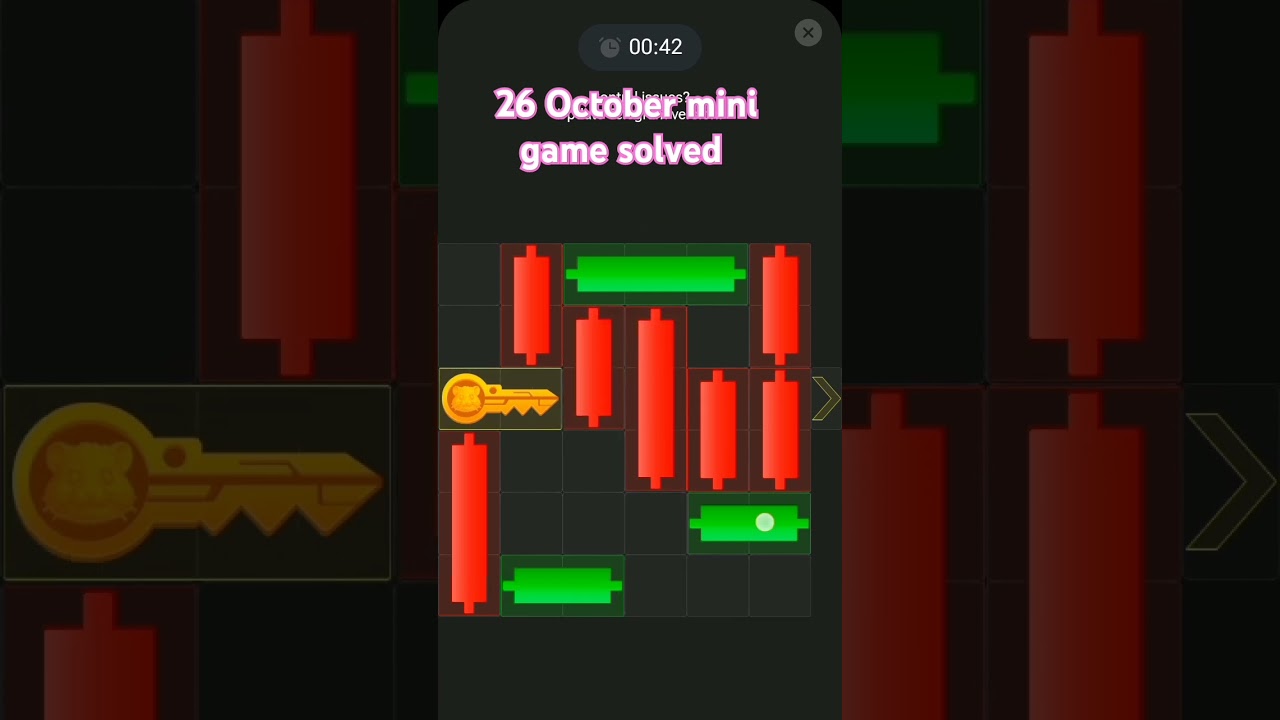 26 October mini game solved 