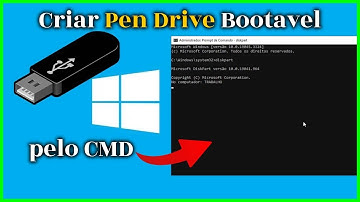 Como criar pen drive bootavel com Windows sem usar programas [apenas com CMD]