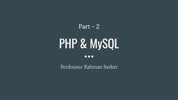Part 2: Loop, If...else Statement - PHP & MySQL (Bangla Tutorial)