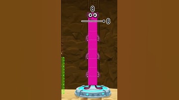 Numberblocks 4 Magic Run - Numberblocks 8 to leave 4 Adventure | Number Counting Go Explore