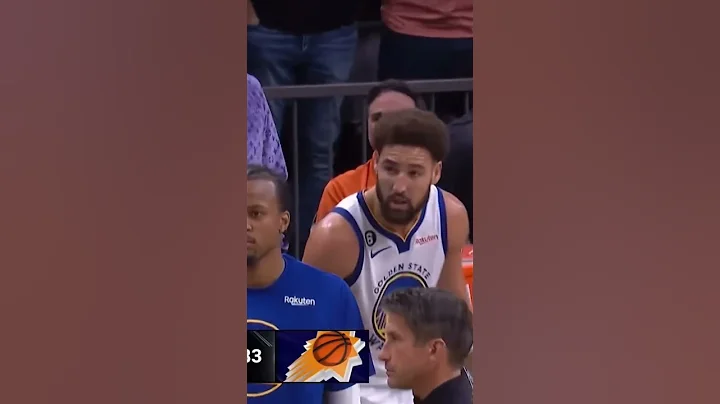 Klay Thompson EJECTED for SHOVING Devin Booker & TRASH TALKING | Warriors vs Suns #shorts