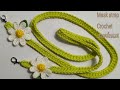 Mask strap crochet/how to make / ถักสายคล้องแมส