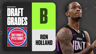 Ron Holland Selected No. 5 Overall By Detroit Pistons I 2024 NBA Draft Grades I CBS Sports