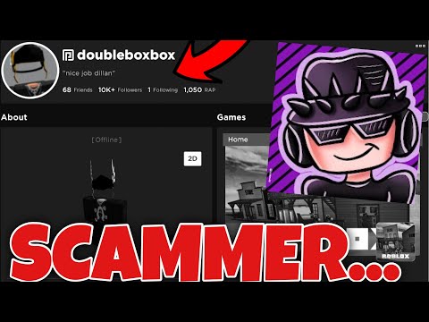 Roblox Trading Youtuber Doublebox Scams Out Of 12 Million Robux Youtube - free billion give away with admin commands roblox