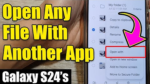 🔓 Galaxy S24/S24+ Ultra: Open ANY File with Your Favorite App (Easy Trick!) 📱