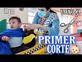 PRIMER CORTE DE CABELLO A MI BEBE EN PELUQUERIA │BROMA A MI ESPOSO │VLOGMAS ＃9