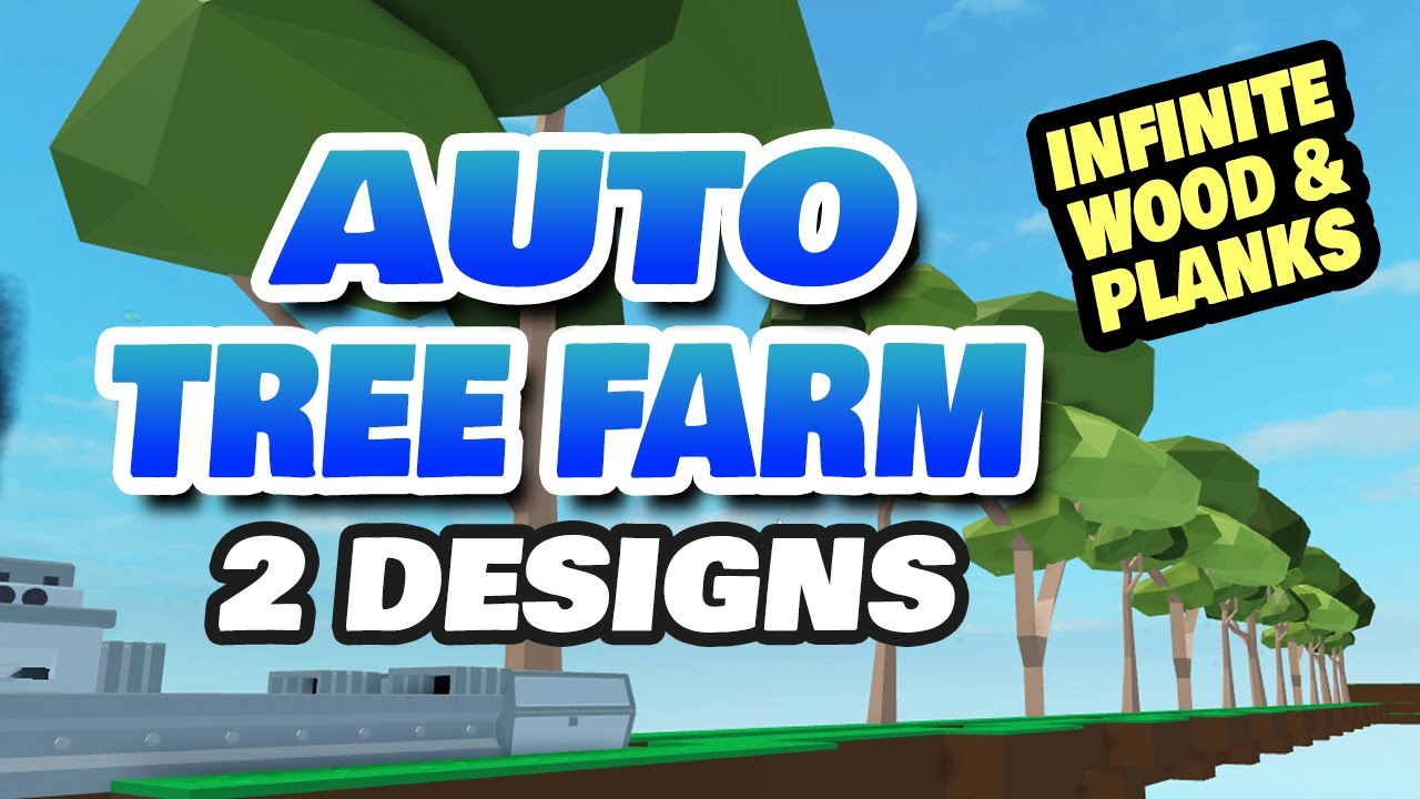 How To Build Auto Tree Farm Infinite Wood And Planks Roblox Islands Youtube - were is the wood plank in roblox granny camp