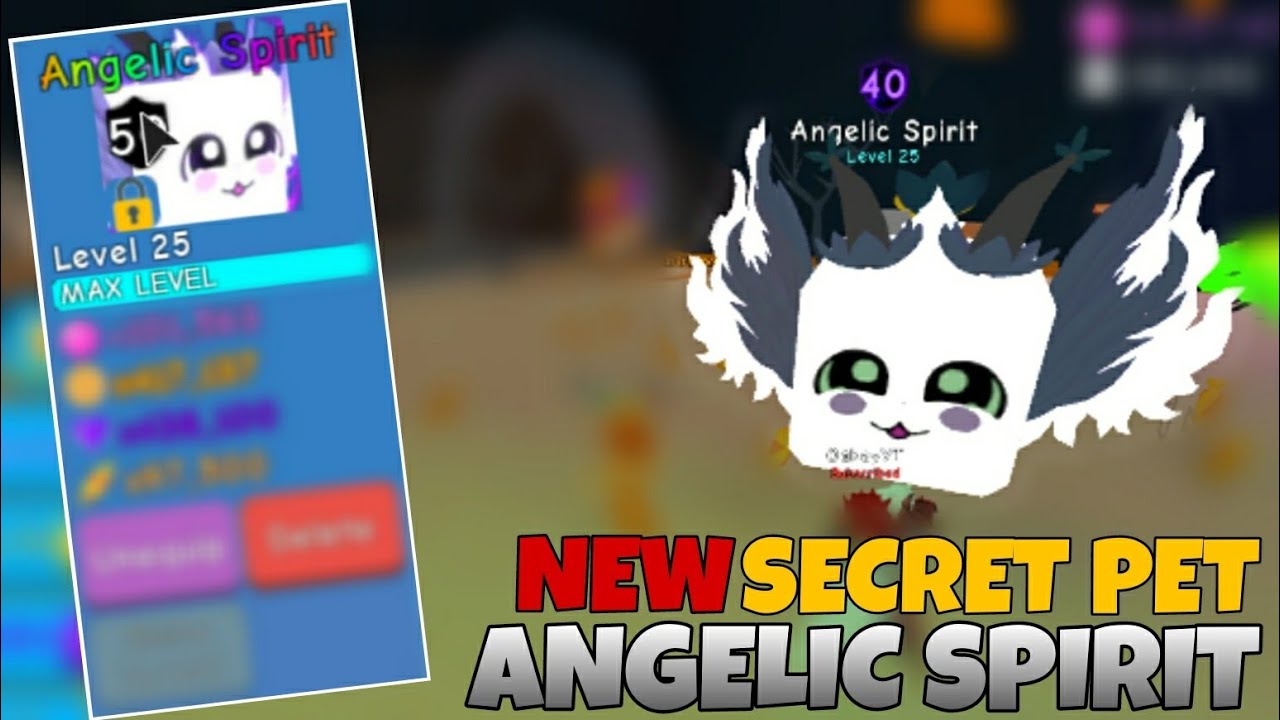 Update 63 *New* Angelic Spirit Secret Pet | Bubble Gum Simulator