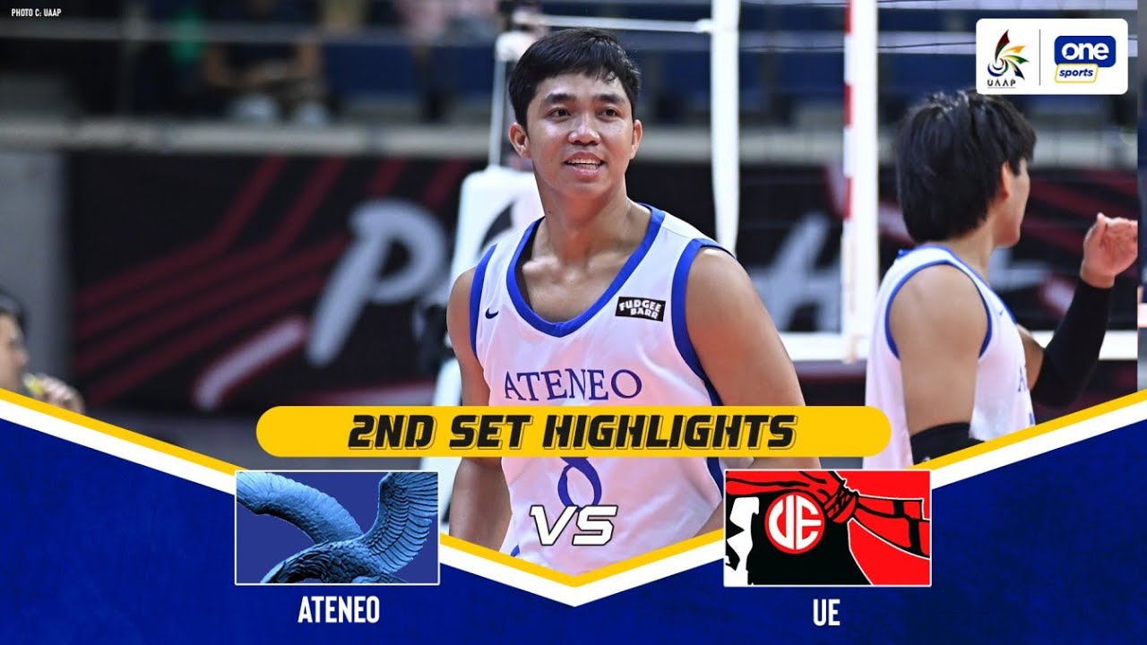 ATENEO vs UE | SET 2 GAME HIGHLIGHTS | UAAP SEASON 87 MEN’S VOLLEYBALL ...