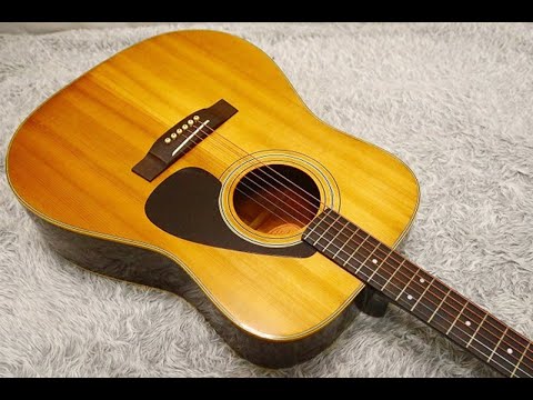Vintage 1970's made Yamaha Acoustic Guitar FG-151 Orange Label Made in Japan