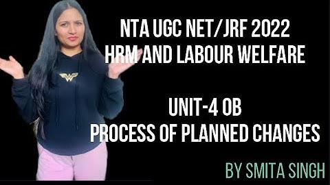 Process of planned change I NTA UGC Net I Smita Singh Edutainment