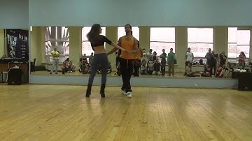 Wakko and Masha. Minsk workshops, October 2012. Zouk, without music.