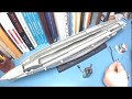 1/350 RC Graf Zeppelin: Building axis, propellers and rudders