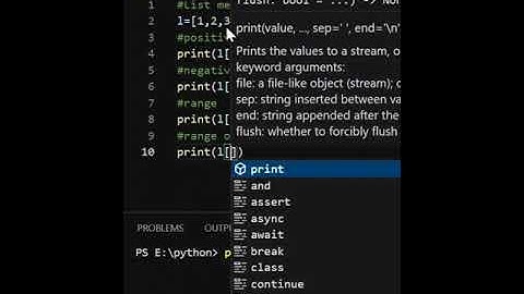 list methods part-5 #python #coding #shorts