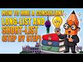 HOW TO HIRE A CONSULTANT: LONG-LIST AND SHORT-LIST (STEP BY STEP)