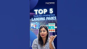 Top 5 tools for creating amazing Landing pages ✨#youtubeshorts #youtube #