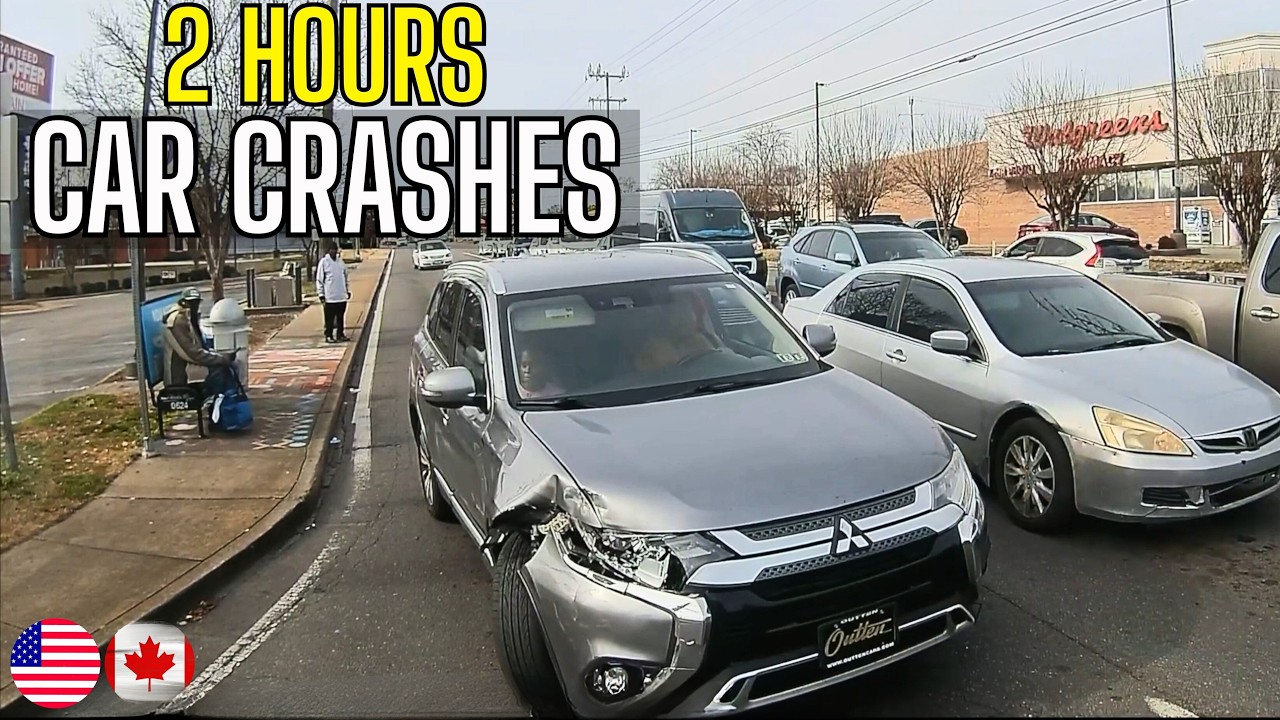 2 Hours Best Of Car Crashes Compilation | USA & Canada - 7
