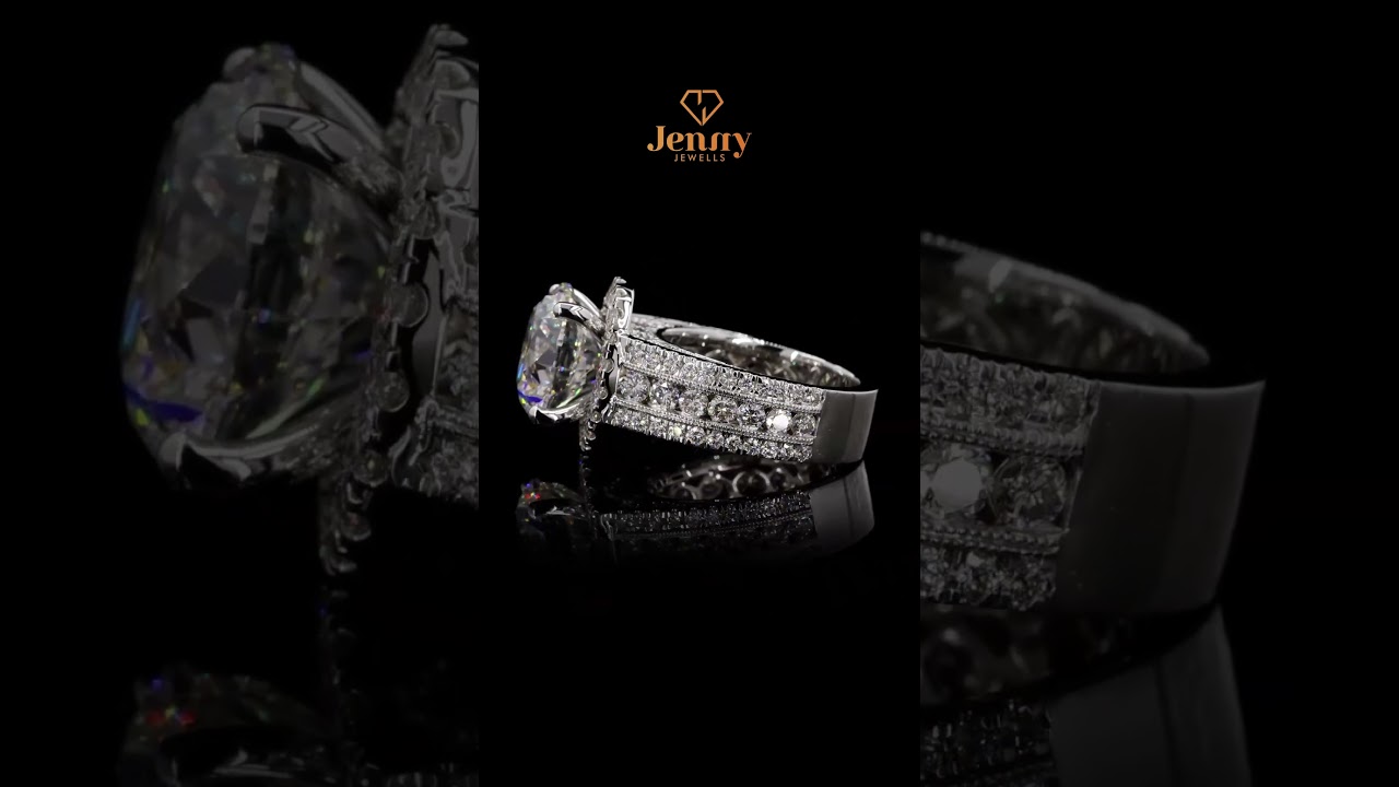 Stunning Diamond Ring with a Bold  Elegant Surrounding Diamonds | Perfect for Every Occasion