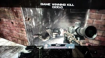 MW3 Game Clip - MSR No Scope Final - MWIII Rorschach