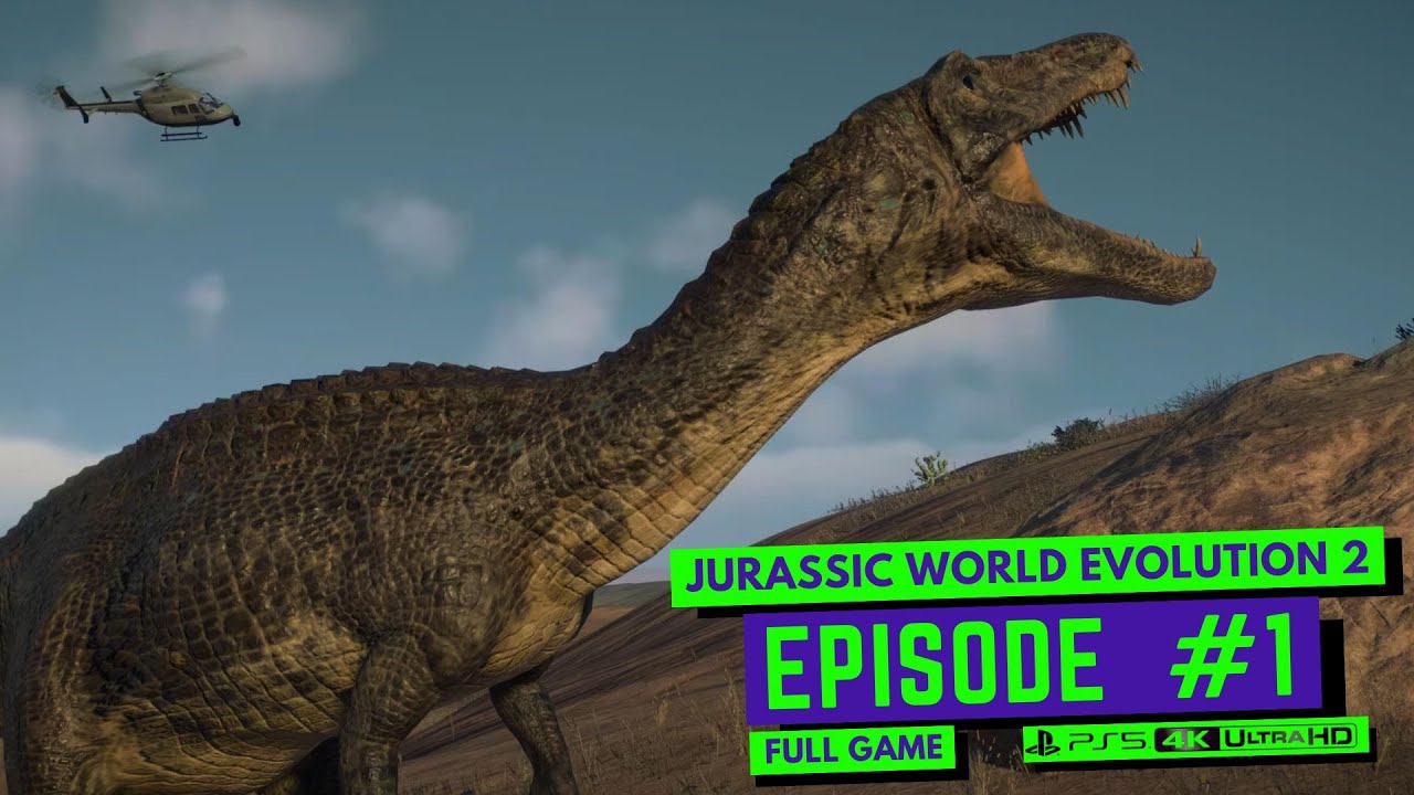 Jurassic World Evolution 2 - FULL GAME - Episode 1 [PS5] 4K HDR - YouTube