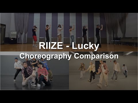 RIIZE - Lucky DEMOs vs FINAL Choreography Comparison