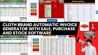 Clothing Brand Invoice Generating with Purchase, Sales and Stock Inventory Software screenshot 4