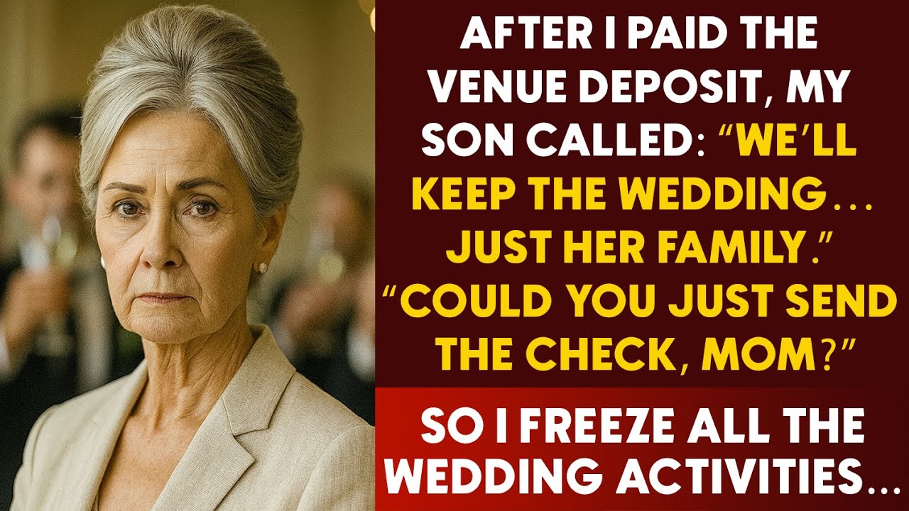 My Son Said, “We’ll Keep the Wedding, Just Her Family.” | Grandma Revenge Stories