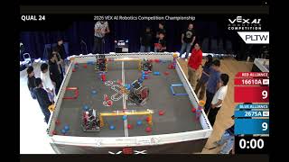 VEX AI 2026  World  Competition: Canada Team 16610A LEVEL 5 Dual-Robot Intelligent System