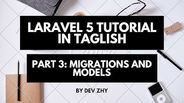 Taglish Laravel Tutorial | Online Voting System | Part 3 : Migrations and Models
