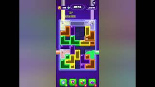 Sand blocks drop puzzle level 161 gameplay walkthrough solution