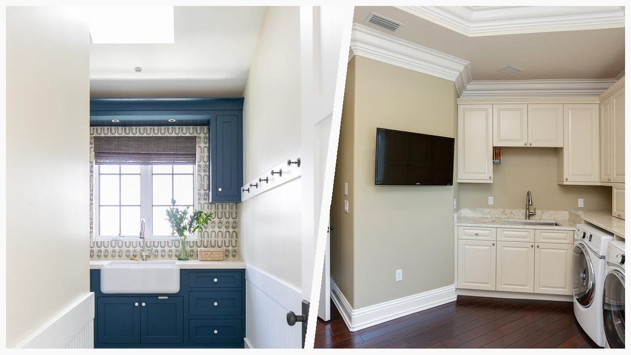 Chic Beige & Turquoise Laundry Room Transformations | Designer CheatSheet