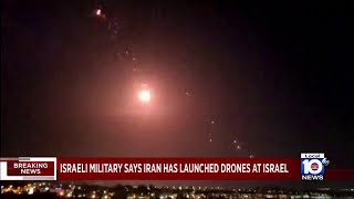 Iran launches its first-ever full-scale military attack on Israel