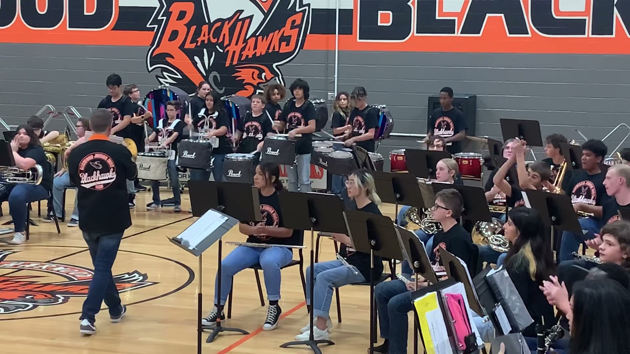 Harwood Band Pep Rally “The Hey Song”
