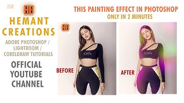 Photoshop Lighting FILTER EFFECT |  Lighting Effect in 2 Minutes | Hemant Creations | Ananya Pandey