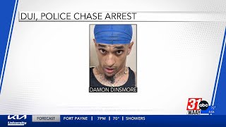 115 mph police chase in Russellville
